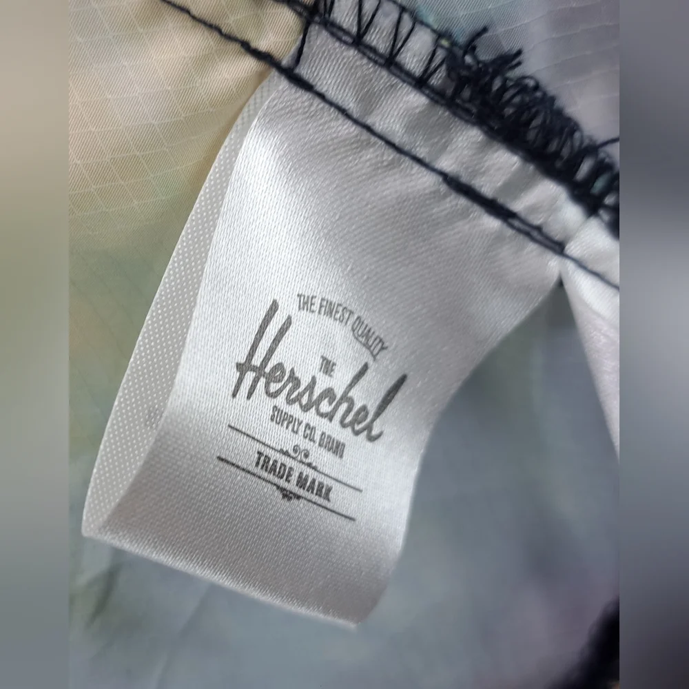 Herschel Supply Co. Mens Windbreaker Jacket Full Zip Tie Dye Hoodie Hood Small - Picture 4 of 13